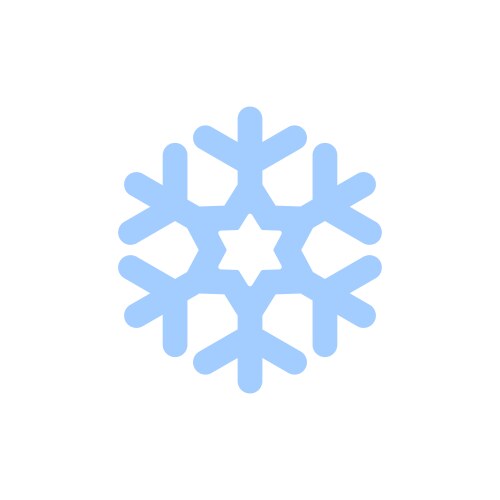 3d snowflake Royalty Free Vector Image - VectorStock