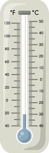 Thermometer Royalty Free Vector Image - VectorStock