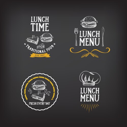 Restaurant cafe menu template design Royalty Free Vector