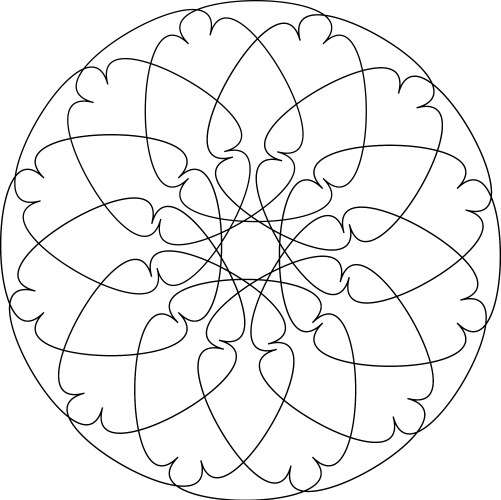 Different linear geometric objects random vector image
