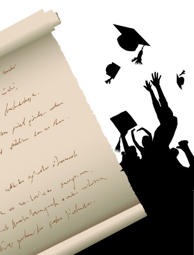 Graduation party Royalty Free Vector Image - VectorStock