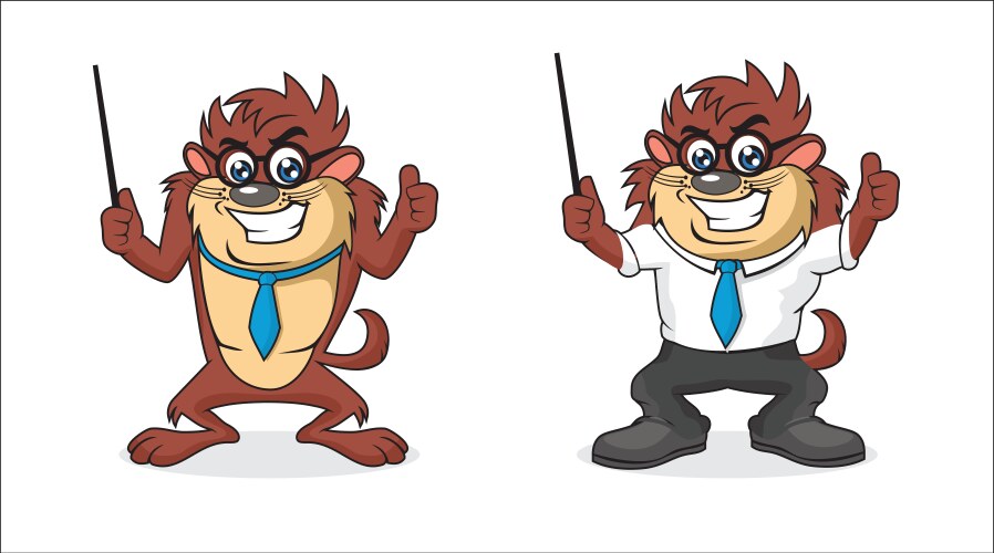 Cartoon tasmanian devil Royalty Free Vector Image