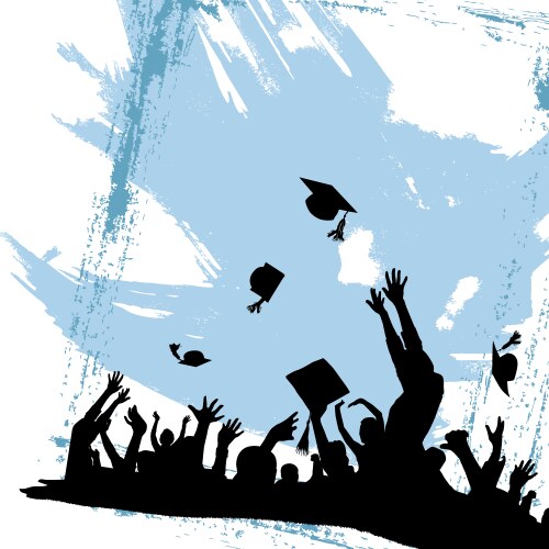 Graduation Royalty Free Vector Image - VectorStock