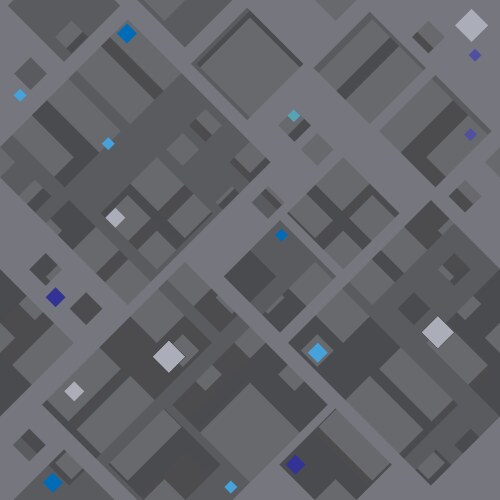 Abstract diagonal pattern based on square shapes vector image