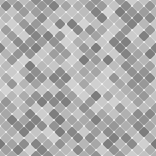 Grey abstract repeating diagonal square pattern vector image