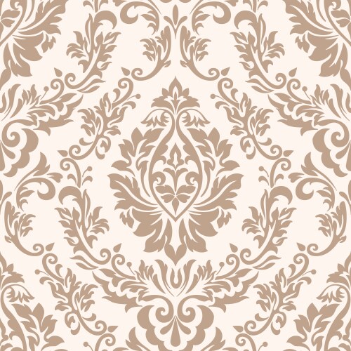 Damask seamless pattern element classical vector image