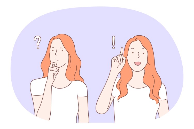 Sign language number 4 Royalty Free Vector Image