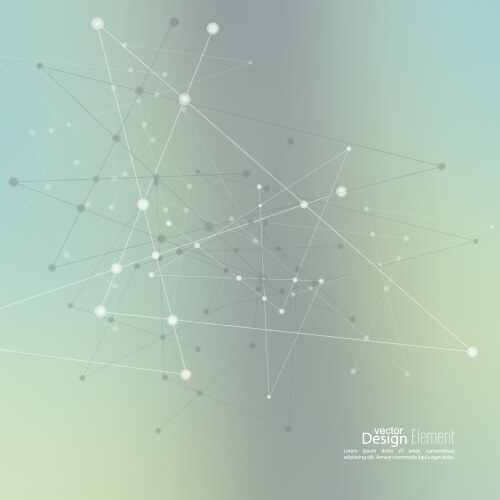 Abstract neat blurred background with dots array vector image