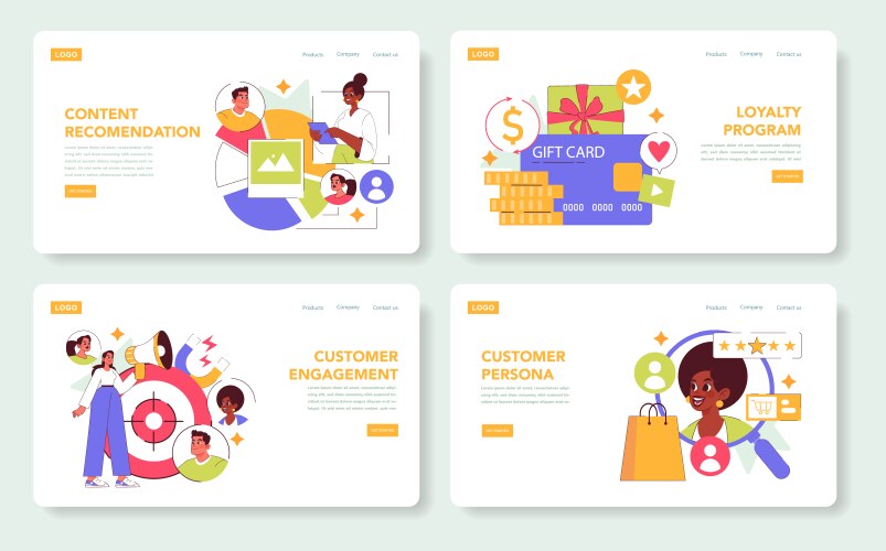 Customer satisfaction concept Royalty Free Vector Image