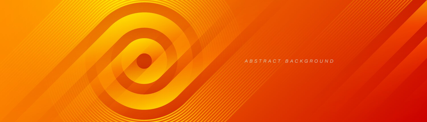 Orange abstract background with glowing diagonal vector image