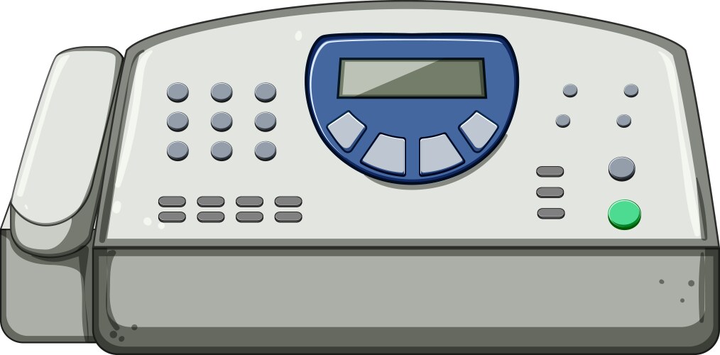 Cartoon Fax Machine Vector Images (over 370)