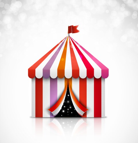 Circus tent Royalty Free Vector Image - VectorStock