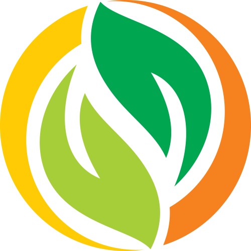 Green leaf recycle logo – Royalty-Free Vector | VectorStock