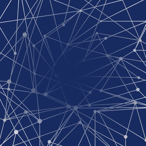 Abstract molecule connection modeling background vector image