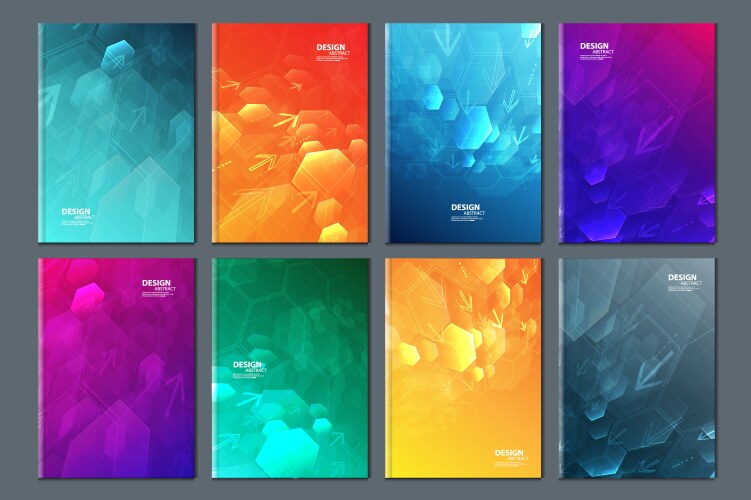 Abstract technology data visualization background vector image