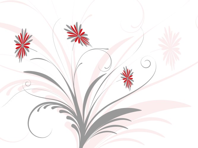 Floral abstract Royalty Free Vector Image - VectorStock