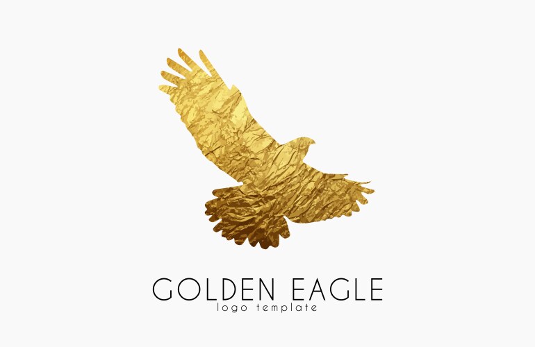 Golden eagle Royalty Free Vector Image - VectorStock
