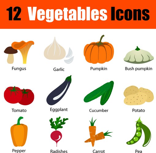 Healthy vegetables icon Royalty Free Vector Image