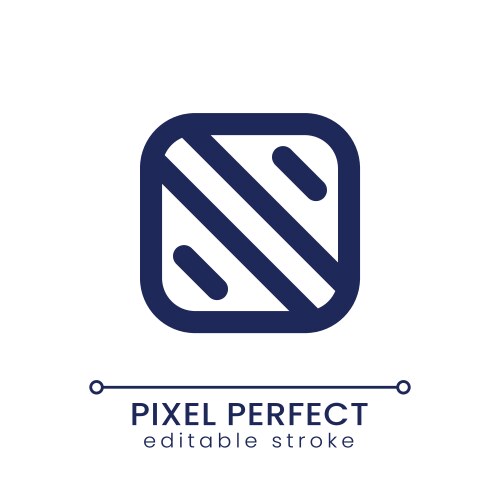 Add background pixel perfect linear ui icon vector image