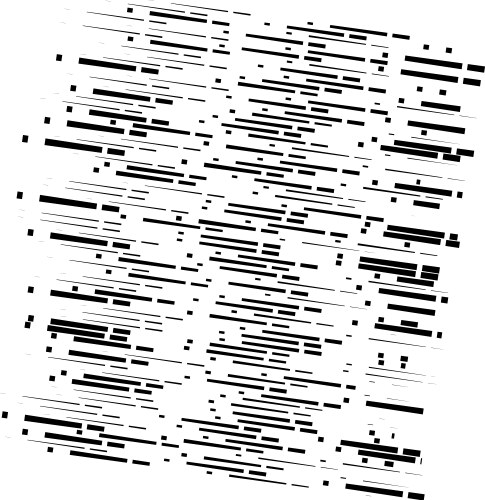 Random segmented lines pattern dynamic dashed vector image