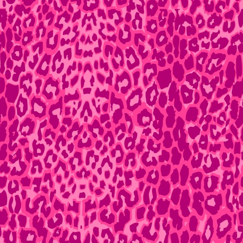 Seamless leopard pattern design animal pink and b Vector Image