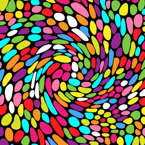 Multi coloured abstract pattern design background vector image