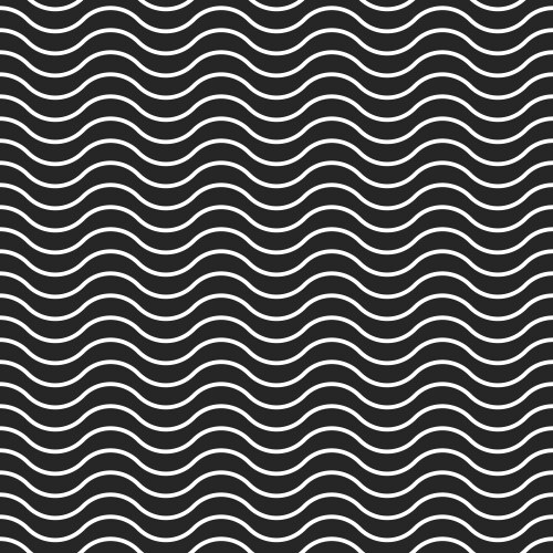 Abstract black wave seamless texture Royalty Free Vector