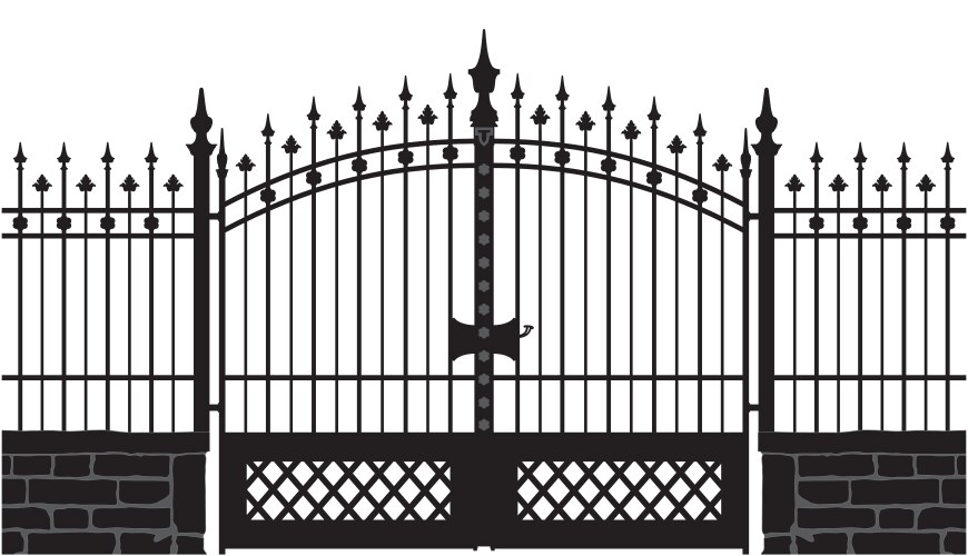 Gate Vector Images & Graphics for Commercial Use | VectorStock