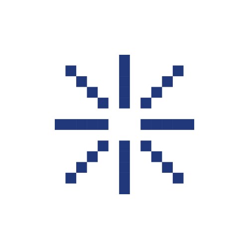 Loading indicator pixelated rgb color ui icon vektorbild