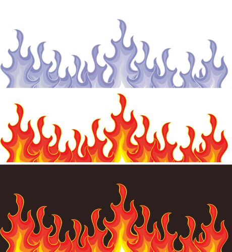 Fire Vector Example Fire graphic Royalty Free Vector Image - VectorStock