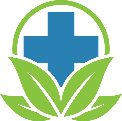 Health nature logo Royalty Free Vector Image - VectorStock