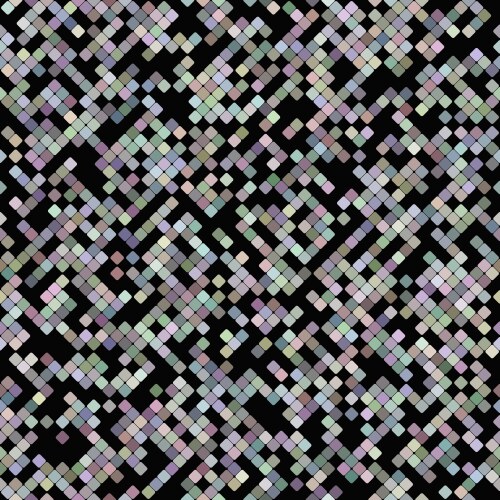 Repeating diagonal square pattern background vector image