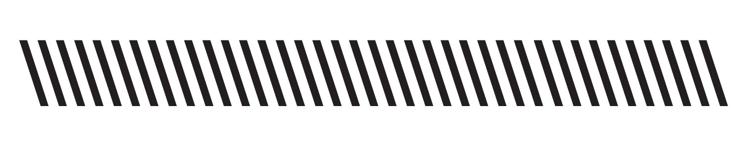 Slash line border diagonal lines divider strip vector image