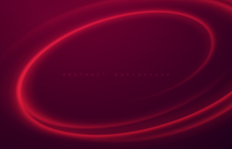 Abstract shiny color red wave design element vector image