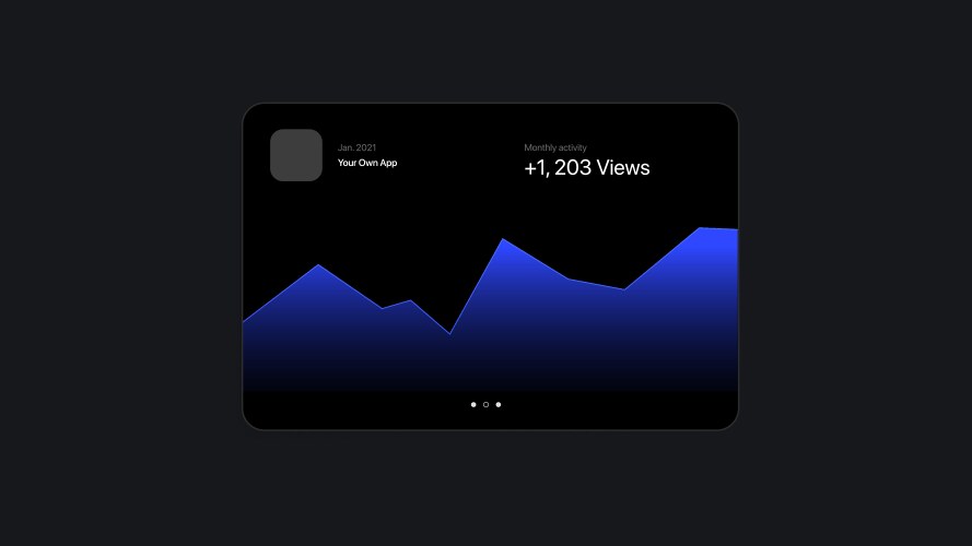 Digital gradient graph diagram ui interface vector image