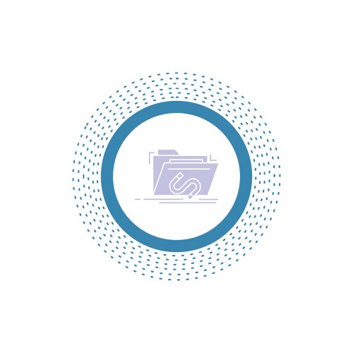 Backdoor exploit file internet software glyph vector image