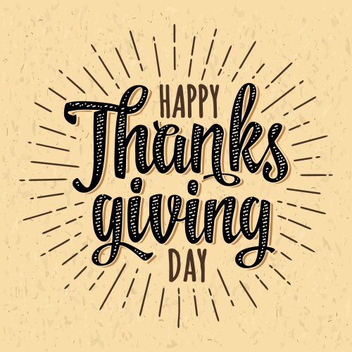 Happy Thanksgiving Calligraphy Vector Images (over 4,600)