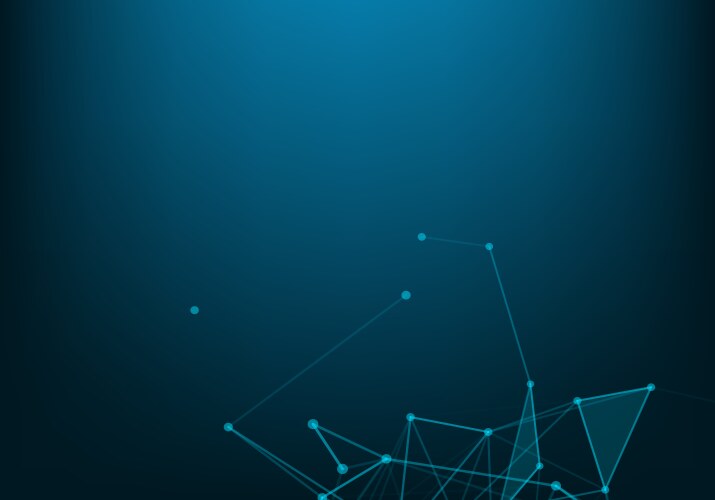 Abstract connecting dots and lines connection vector image