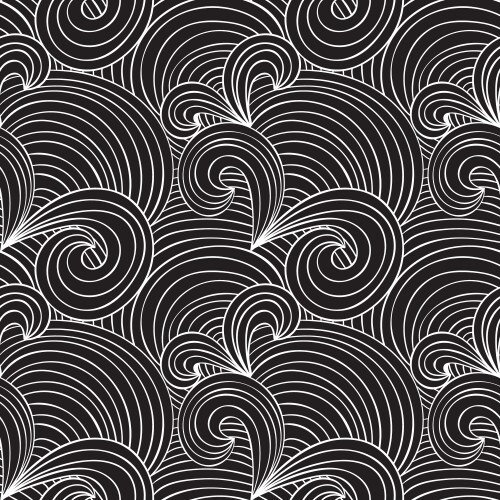 Seamless abstract curl pattern vector image