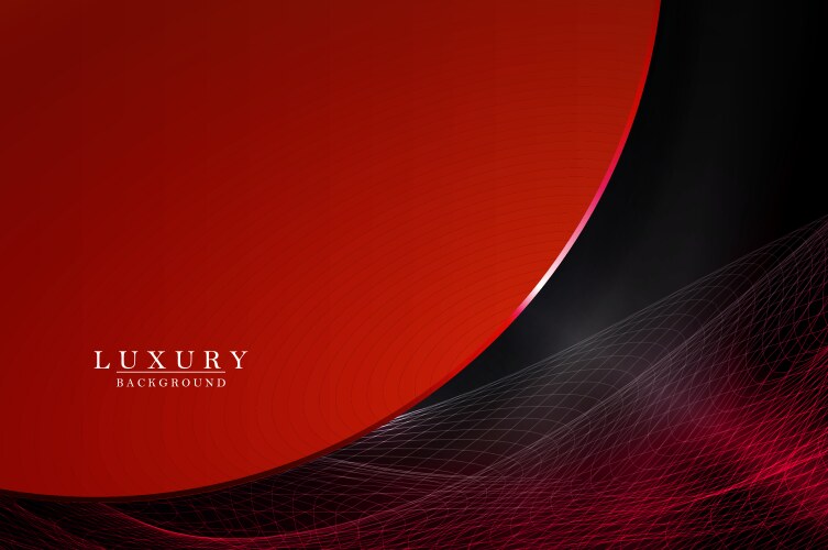With round red frame component small mesh pattern vector image