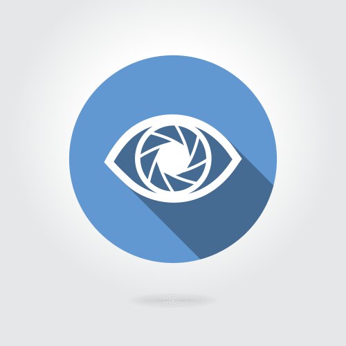 Human eye symbol Royalty Free Vector Image - VectorStock