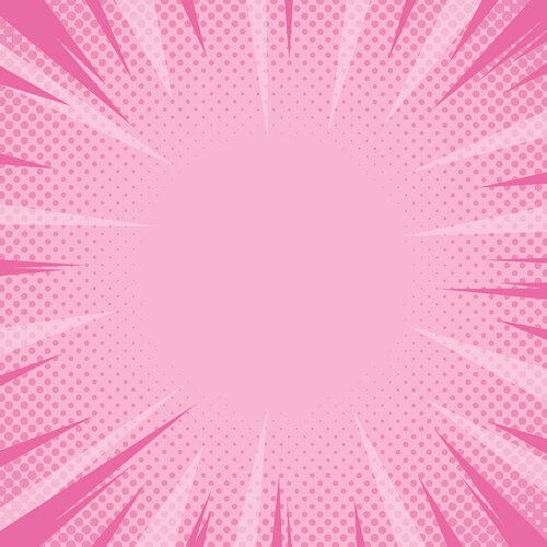 Comics rays background with halftones pop art Vector Image