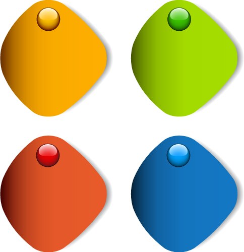 Blank sticker Royalty Free Vector Image - VectorStock