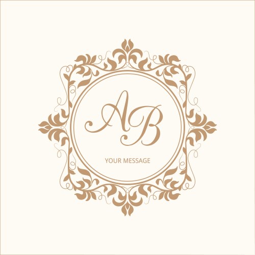 Monogram Royalty Free Vector Image - VectorStock