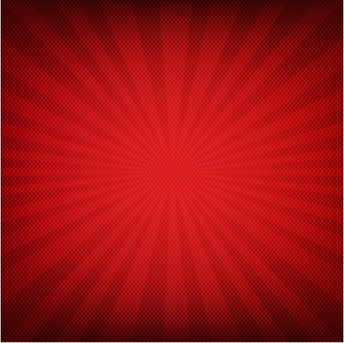 Red sunburst black vignette border Royalty Free Vector Image