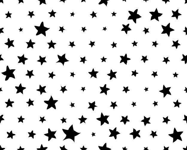 Seamless pattern with stars vector image