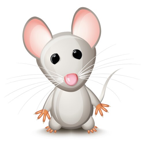 cartoon mouse vector