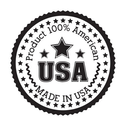 Usa emblematic seal design Vector Image