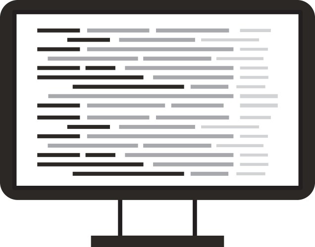 Programming and coding concept website development vector image