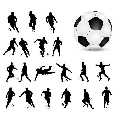 Football players Royalty Free Vector Image - VectorStock